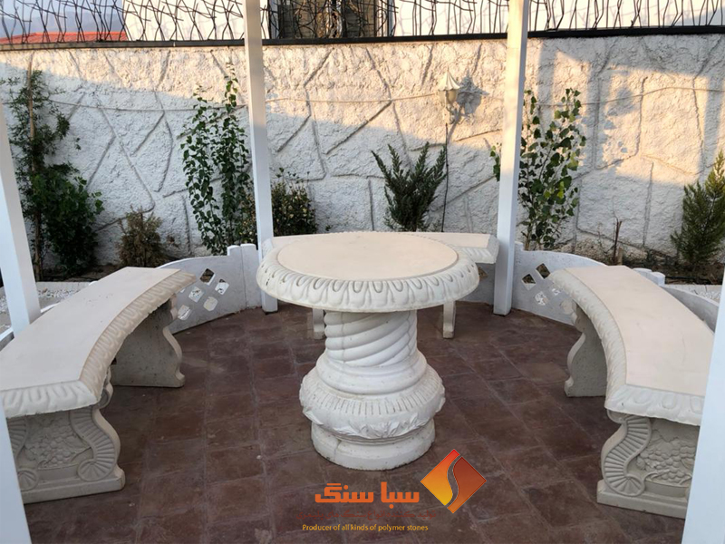 نیمکت طرح سنگ