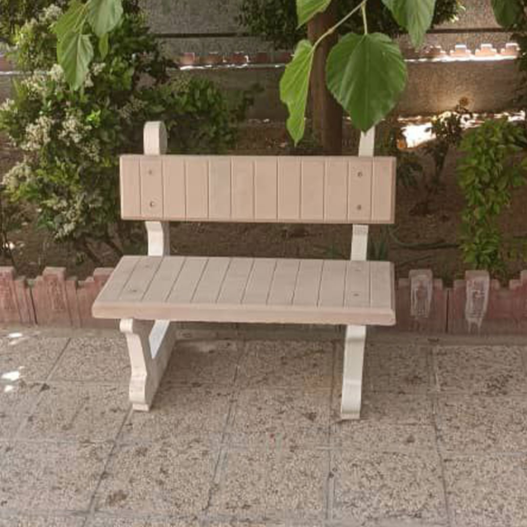 نیمکت بتنی پارکی و باغی طرح ساحل