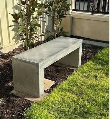 نیمکت بتنی مدرن طول120